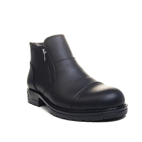 Klasik Duruş, Üstün Koruma! 🛡️ Düz Siyah İçi Kürklü, KAYMAZ TABAN Erkek Bot | 40-44 Numara