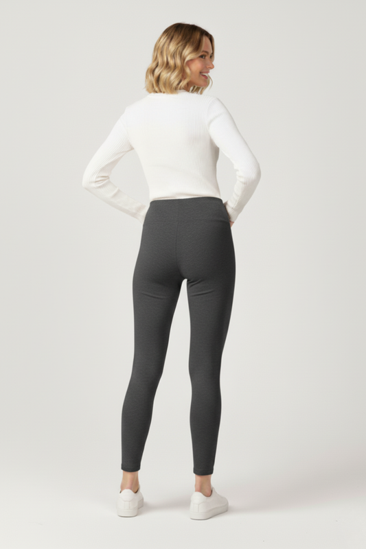 Kadın Kadife Gri Tayt